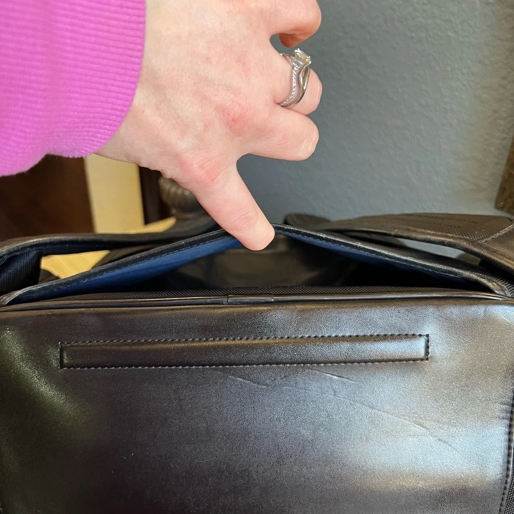 Tumi Arrive Bradley Black Nylon & Leather Travel Backpack 🟣FINAL PRICE🟣 - Picture 15 of 16